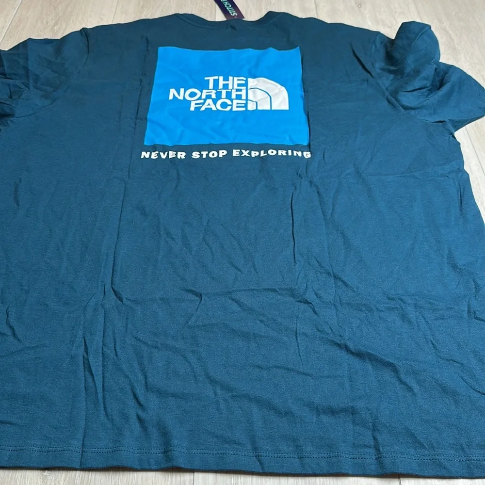 The North Face‎ Box NSE Tee Teal Green XXL New With Tags